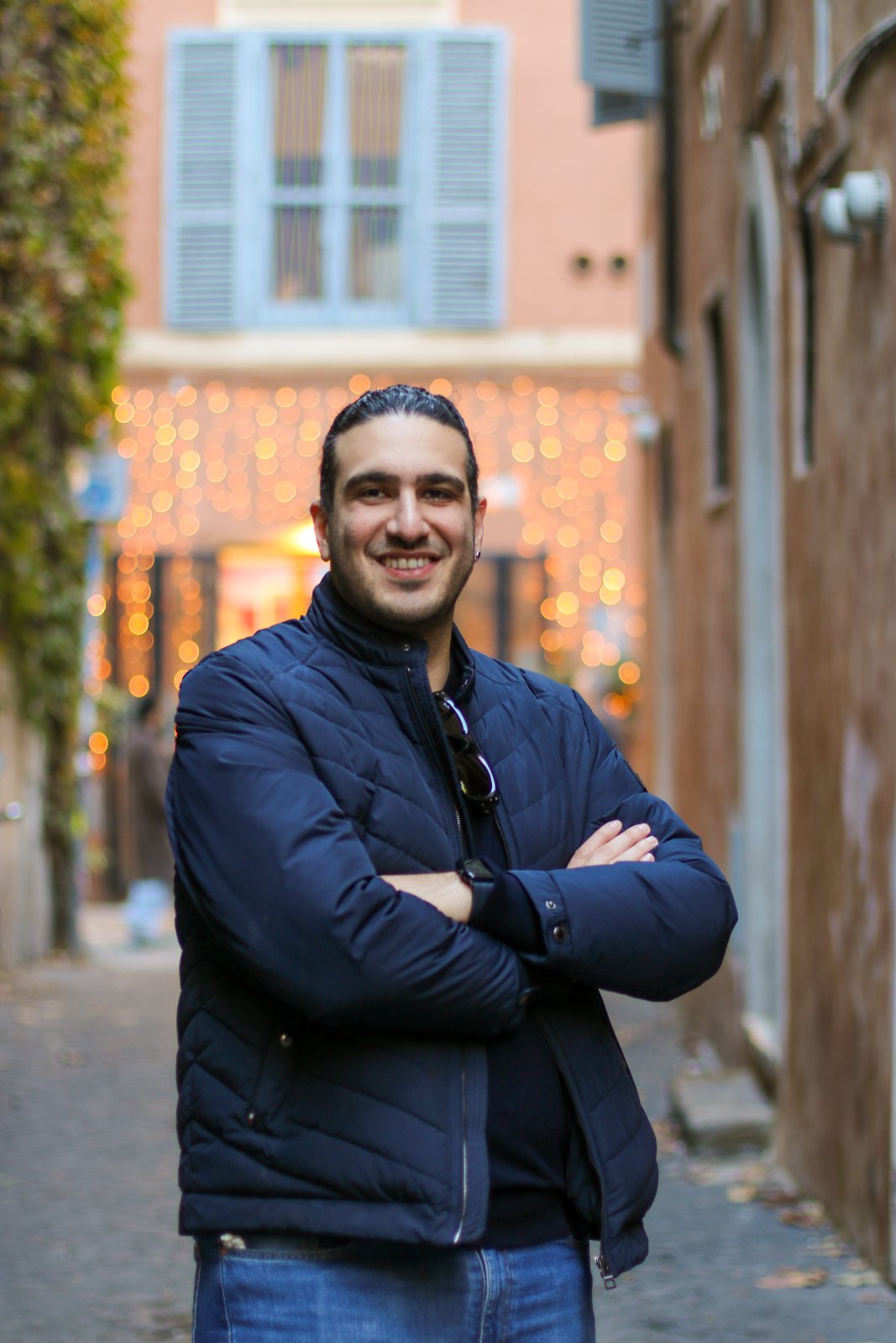 Kourosh in a Rome alley